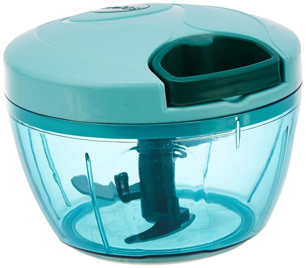 Solimo Compact Vegetable Chopper (350 ml, Green)